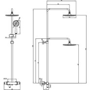 Душевая стойка с термостатом Lemark Tropic LM7010C - фото 3
