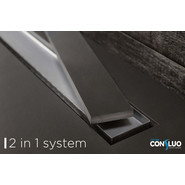 Душевой трап с поддоном Pestan (BETTOSERB) Confluo Frameless Line 55 см 40007821SS, хром матовый (под плитку) - фото 4