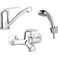 Набор смесителей 3 в 1 для ванны Ravak Set Suzan V 70508018 - фото 