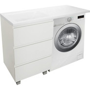 Тумба напольная с раковиной-столешницей Эстет Dallas Luxe 105 см (3 ящика) L ФР-00009668 - фото 4