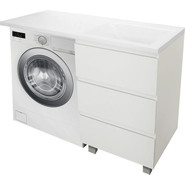 Тумба напольная с раковиной-столешницей Эстет Dallas Luxe 105 см (3 ящика) R ФР-00009669 - фото 4