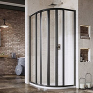 Душевое ограждение Ravak Supernova SKKP6 90x90 см 3207O302ZG чёрный/матовое - фото 
