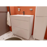 Тумба напольная с раковиной Эстет Kare Luxe 60 см (2 ящика) ФР-00007072 - фото 4