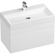 Тумба подвесная с раковиной Ravak SD Natural 80 см X000001052, белый - фото 