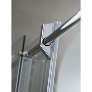 Душевое ограждение Kolpa-San Virgo TK 160x90 см (стекло 8 мм), хром/прозрачное - фото 2