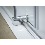 Душевое ограждение Kolpa-San Virgo TK 160x80 см (стекло 8 мм), хром/прозрачное - фото 3