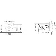 Унитаз подвесной Duravit Architec Rimless 45720900A1 с крышкой микролифт - фото 4