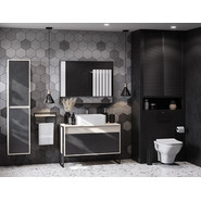 Зеркало Акватон Лофт Урбан 100 см 1A248002LQX50, дуб орегон - фото 4