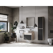 Зеркало Акватон Лофт Урбан 65 см 1A254102LQX50, дуб орегон - фото 3