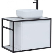 Тумба подвесная со столешницей Aquanet Nova Lite Loft 75 см 261649, белый R - фото 