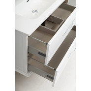 Тумба подвесная с раковиной Cezares Tiffany 100 см 54951, Bianco opaco - фото 4