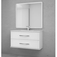 Тумба подвесная с раковиной Cezares Tiffany 100 см 54951, Bianco opaco - фото 3