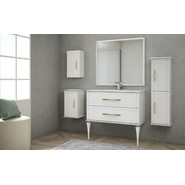 Тумба подвесная с раковиной Cezares Tiffany 100 см 54951, Bianco opaco - фото 2