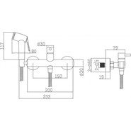 Набор для гигиенического душа Bravat D9140CP-RUS - фото 2