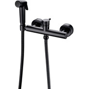 Набор для гигиенического душа Bravat D9141BW-RUS, черный матовый - фото 