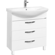 Тумба напольная с раковиной Акватон Ария 65Н см 1A1234K0AA010, белый - фото 