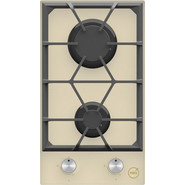Газовая варочная поверхность MBS PG-306IV Domino (слоновая кость стекло) - фото 
