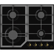 Газовая варочная поверхность MBS PG-611BL Classic (чёрное стекло) - фото 