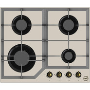 Газовая варочная поверхность MBS PG-611IV Classic (слоновая кость стекло) - фото 