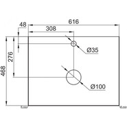 Тумба подвесная со столешницей BelBagno ETNA-600-2C-SO-BL-P 60 см, Bianco Lucido/Bianco Opaco - фото 4