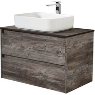 Тумба подвесная со столешницей BelBagno KRAFT-1000-2C-SO-PP 100 см, Pino Pasadena/Stone - фото 