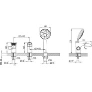 Смеситель для ванны Lemark Omega LM3145C - фото 3