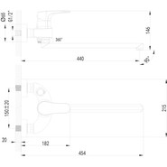 Смеситель для ванны Lemark Shift LM4317C - фото 2