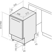 Встраиваемая посудомоечная машина MBS DW-455 - фото 2