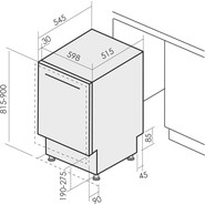 Встраиваемая посудомоечная машина MBS DW-601 - фото 2