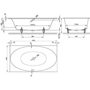 Ванна cтальная Bette Eve 180х100 см 6042-000 PLUS - фото 5
