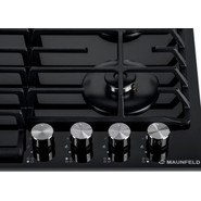 Газовая варочная поверхность Maunfeld EGHG.64.63CB/G (чёрное стекло) - фото 4