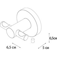 Двойной крючок Fixsen Hotel FX-31005C - фото 4