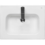 Тумба подвесная с раковиной Roca Lago 60 см 857295444, дуб светлый - фото 5