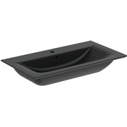 Раковина подвесная Ideal Standard Connect Air 84 см E0279V3, черный матовый - фото 2