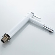 Смеситель для раковины высокий Ledeme L1152-2, белый/хром - фото 3