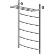 Полотенцесушитель водяной Aquanet Romeo с полкой П6 500х800 мм 266729 - фото 