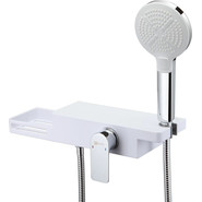 Смеситель для душа Lemark Unibox LM6903CW, хром/белый - фото 