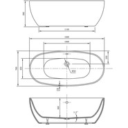 Ванна отдельностоящая Vincea 160x78 см VBT-405-1600 - фото 5