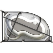 Ванна акриловая Радомир Ирма 1 169x110 см L (в комплекте каркас), Размер - мм: 1690х1100 - фото 6