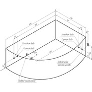 Ванна гидромассажная Радомир Алари 168x120 см L (Гидромассаж "Классик") - фото 3