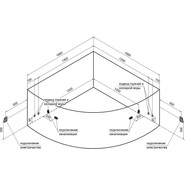 Ванна акриловая Радомир Филадельфия 168x168 см (в комплекте каркас и сифон) - фото 5