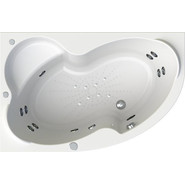 Ванна гидромассажная Радомир Ирма 149x96 см L (Гидромассаж "Терапия" Chrome) - фото 