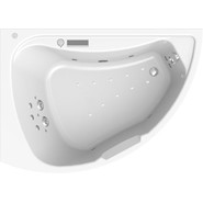 Ванна гидромассажная Радомир Альбена 168x120 см L (Гидромассаж "Фитнес" Chrome) - фото 