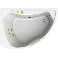 Ванна гидромассажная Радомир Альбена 168x120 см L (Гидромассаж "Релакс" Gold) - фото 