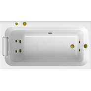 Ванна гидромассажная Радомир Хельга 170x90 см (Гидромассаж "Релакс" Bronze) - фото 