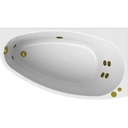 Ванна гидромассажная Радомир Орсини 160x90 см R (Гидромассаж "Релакс" Gold) - фото 