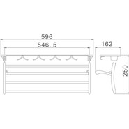Полка для полотенец Haiba HB805 - фото 2