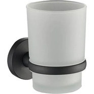 Стакан для зубных щеток Haiba HB8706, цвет чёрный матовый - фото 