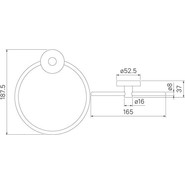 Кольцо для полотенец Iddis Sena SENSSO0i51 - фото 4
