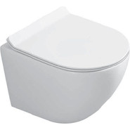 Унитаз подвесной безободковый Art&Max Ovale AM011CHR, Цвет производителя: белый - фото 